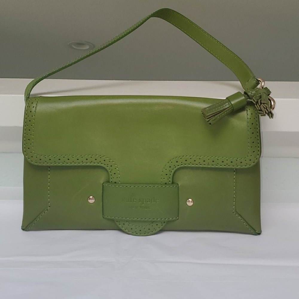 Kate Spade Green baguette